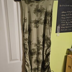 Ardene Tie-dye Ruched Bodycon Summer Dress